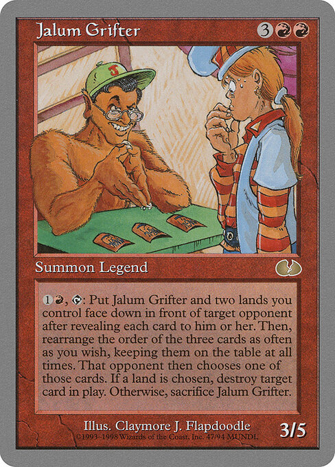 Jalum Grifter — art by Claymore J. Flapdoodle