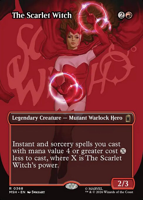 The Scarlet Witch — art by Swayart