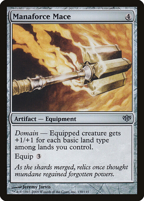 Manaforce Mace — art by Jeremy Jarvis