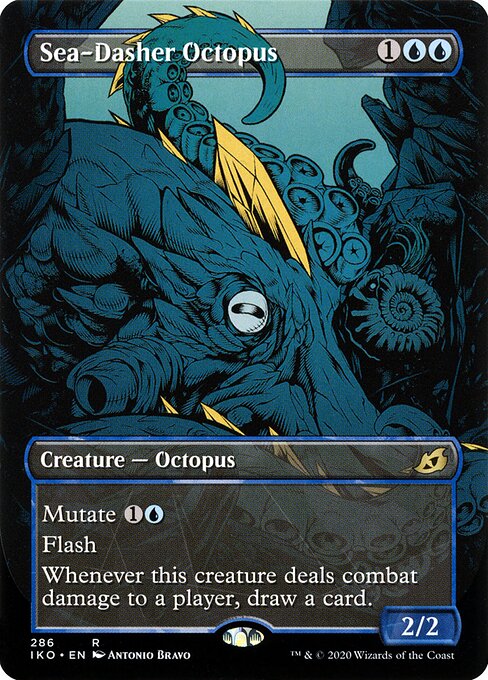 Sea-Dasher Octopus — art by Antonio Bravo