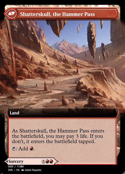 Shatterskull Smashing // Shatterskull, the Hammer Pass — art by Adam Paquette