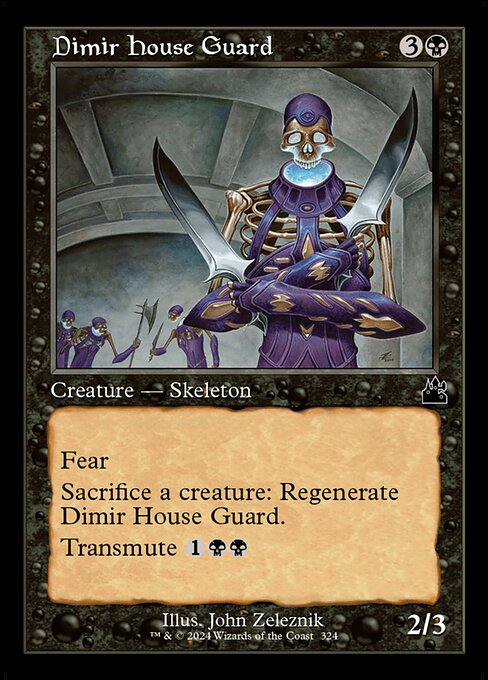 Dimir House Guard — art by John Zeleznik