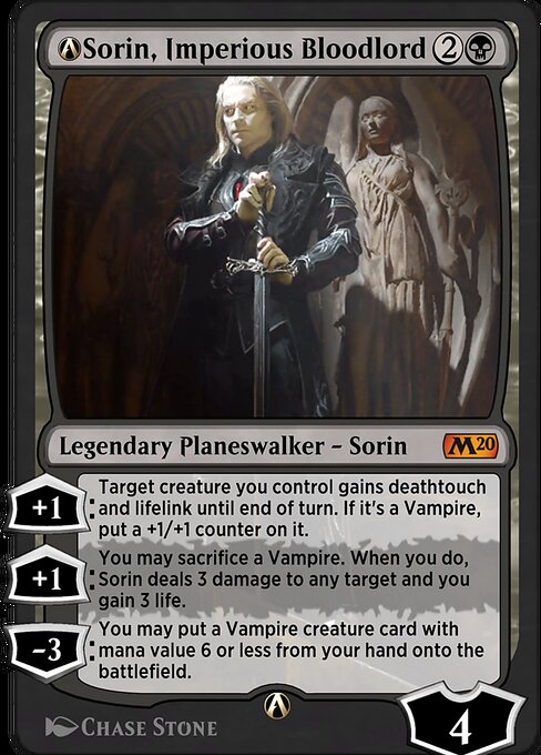 A-Sorin, Imperious Bloodlord — art by Chase Stone