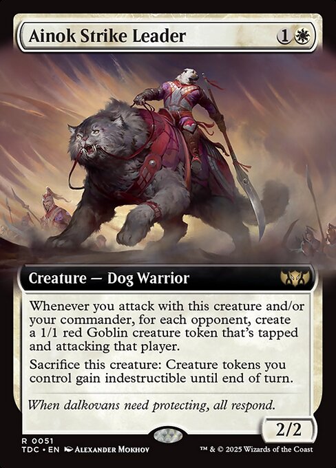 Ainok Strike Leader — art by Alexander Mokhov