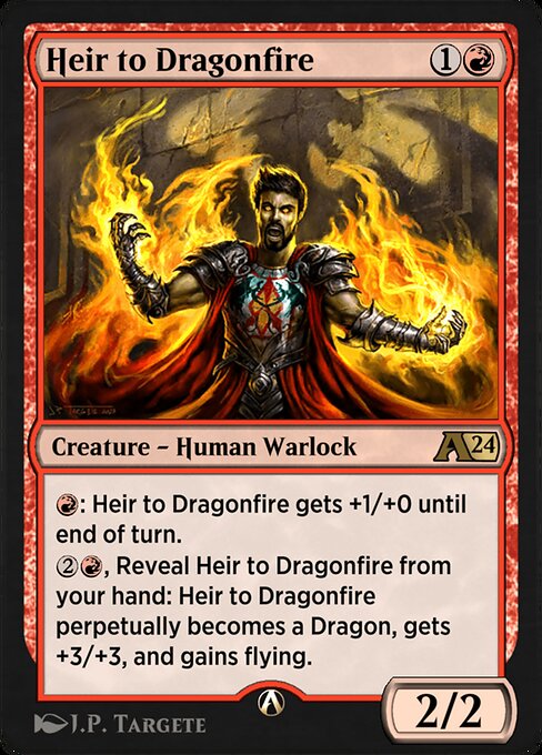 Heir to Dragonfire — art by J.P. Targete