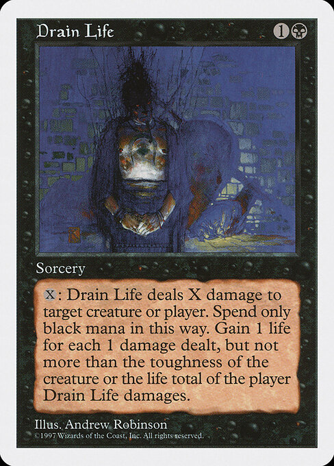 Drain Life — art by Andrew Robinson