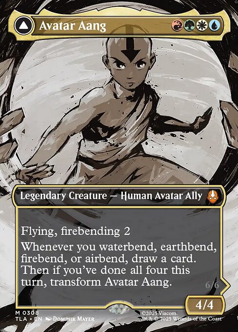 Avatar Aang // Aang, Master of Elements — art by Dominik Mayer