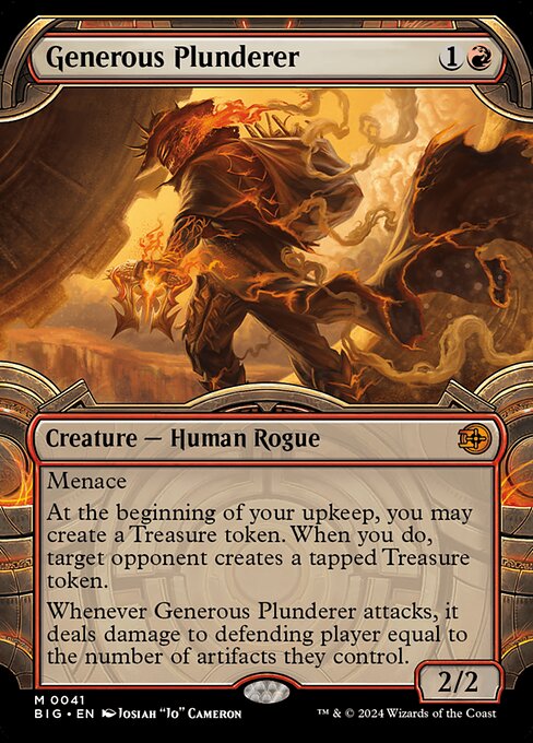 Generous Plunderer — art by Josiah "Jo" Cameron