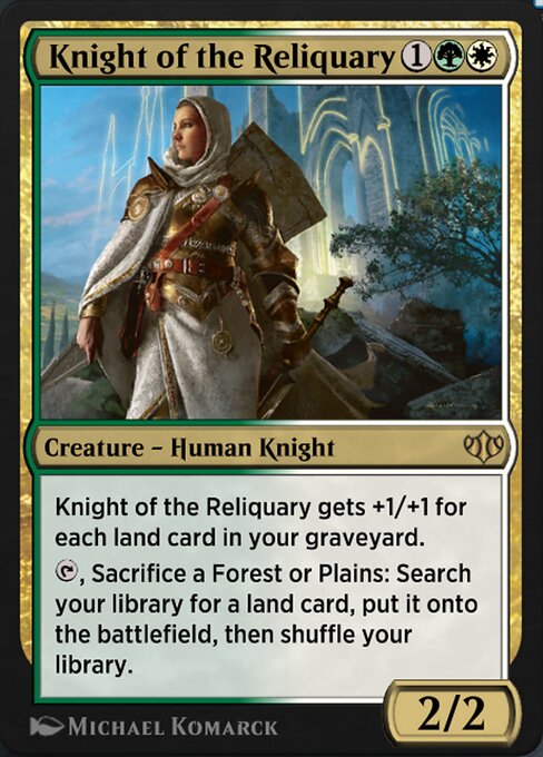 Knight of the Reliquary — art by Michael Komarck