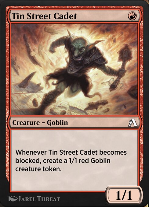 Tin Street Cadet — art by Jarel Threat
