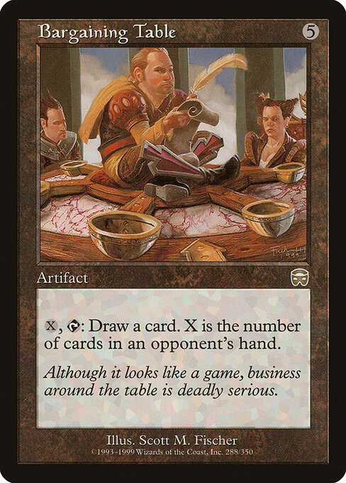 Bargaining Table — art by Scott M. Fischer