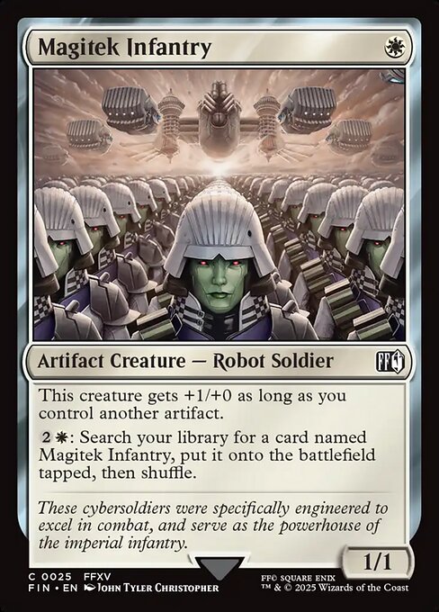 Magitek Infantry — art by John Tyler Christopher