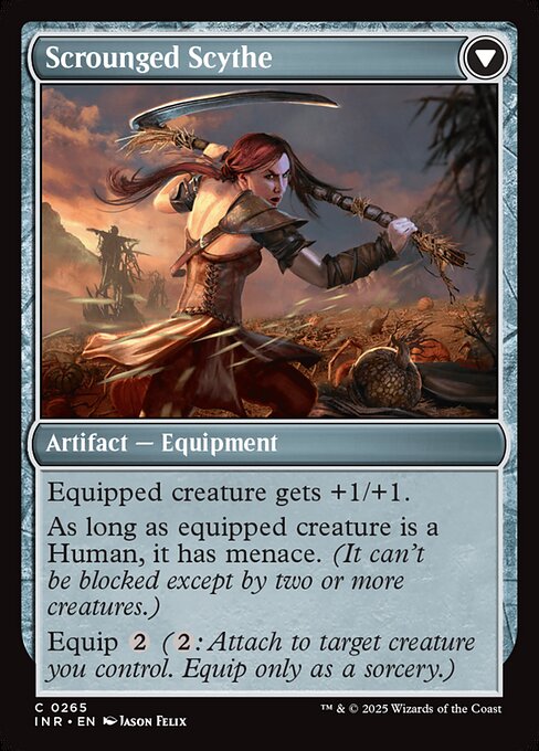 Harvest Hand // Scrounged Scythe — art by Jason Felix