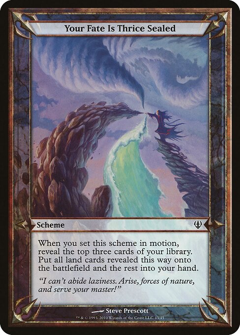 Your Fate Is Thrice Sealed — art by Steve Prescott