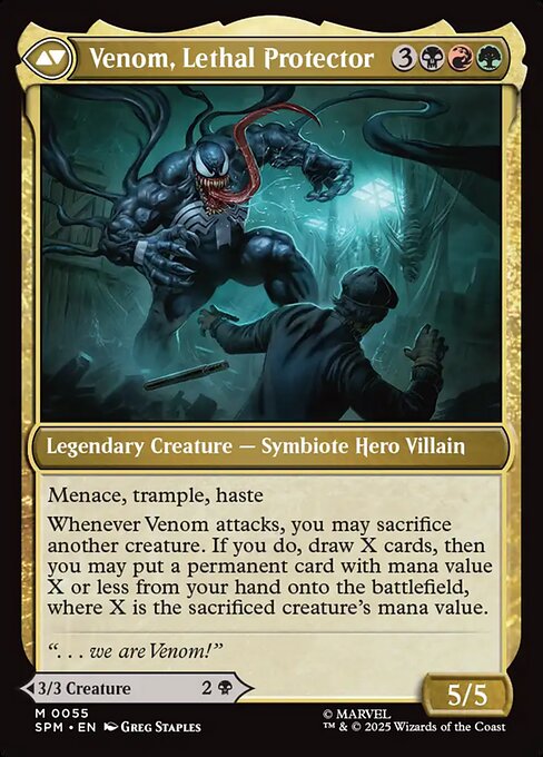 Eddie Brock // Venom, Lethal Protector — art by Greg Staples