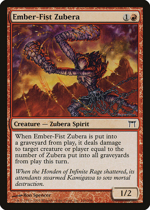 Ember-Fist Zubera — art by Ron Spencer