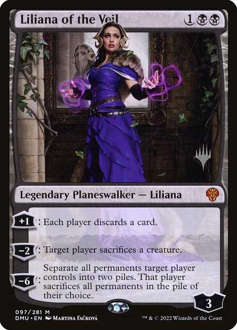 Liliana of the Veil — art by Martina Fačková