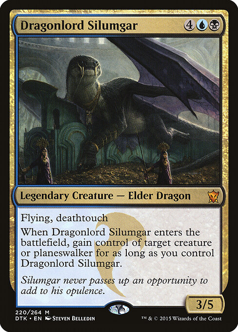 Dragonlord Silumgar — art by Steven Belledin