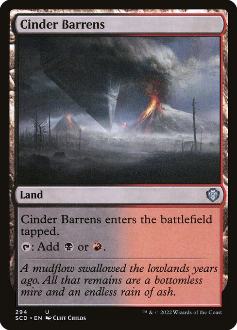 Cinder Barrens — art by Cliff Childs
