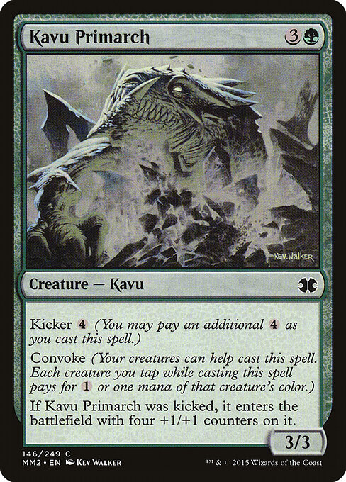 Kavu Primarch — art by Kev Walker