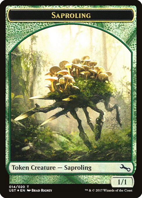 Saproling // Saproling — art by Brad Rigney
