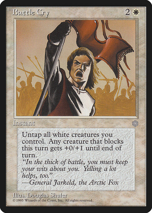 Battle Cry — art by Douglas Shuler