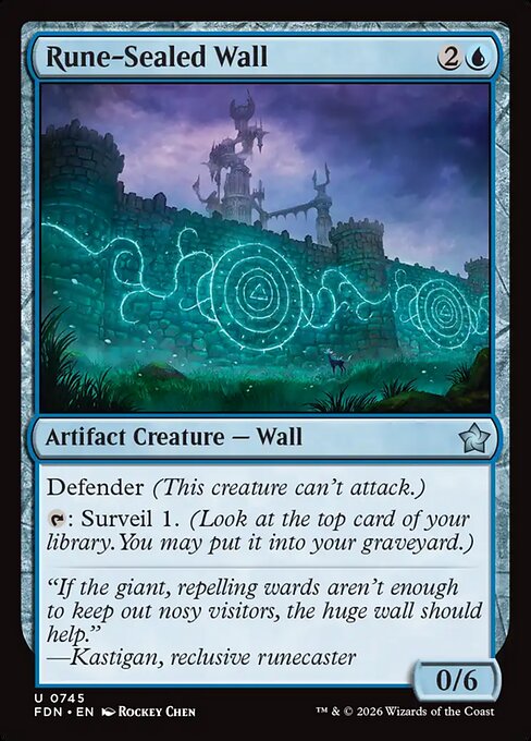 Rune-Sealed Wall — art by Rockey Chen