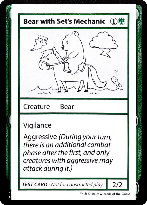 Bear with Set's Mechanic — art by Annie Sardelis