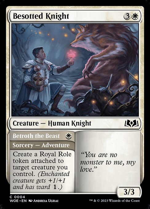 Besotted Knight // Betroth the Beast — art by Andreia Ugrai
