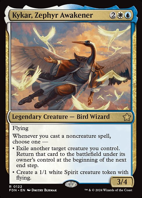 Kykar, Zephyr Awakener — art by Dmitry Burmak