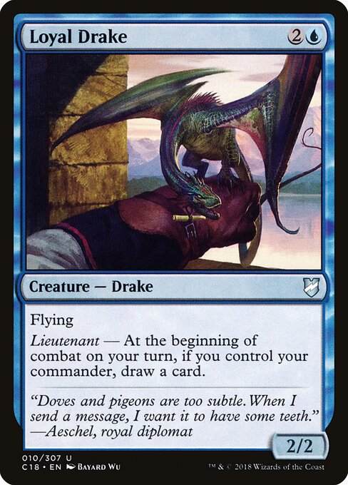Loyal Drake — art by Bayard Wu
