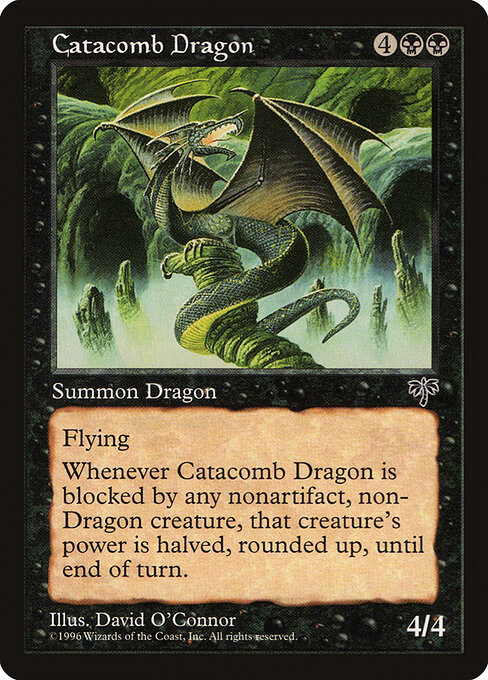 Catacomb Dragon — art by David O'Connor