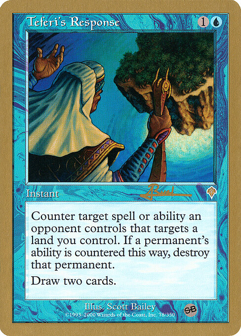 Teferi's Response — art by Scott Bailey