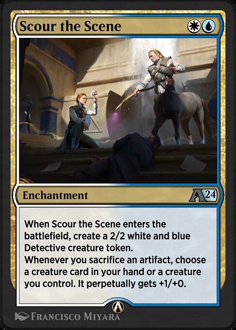 Scour the Scene — art by Francisco Miyara