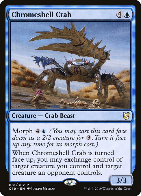 Chromeshell Crab — art by Joseph Meehan
