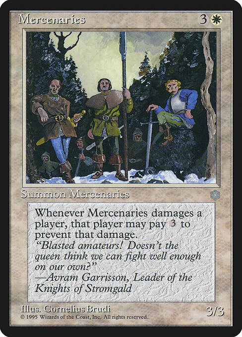 Mercenaries — art by Cornelius Brudi