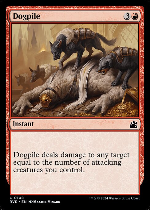 Dogpile — art by Maxime Minard