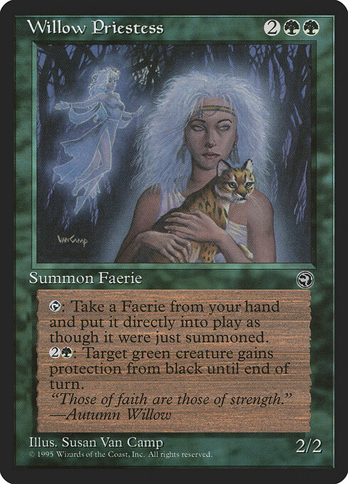 Willow Priestess — art by Susan Van Camp