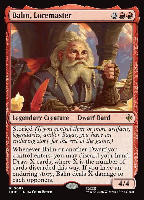 Balin, Loremaster — art by Colin Boyer