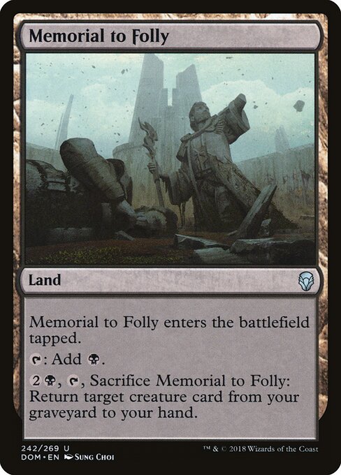 Memorial to Folly — art by Sung Choi