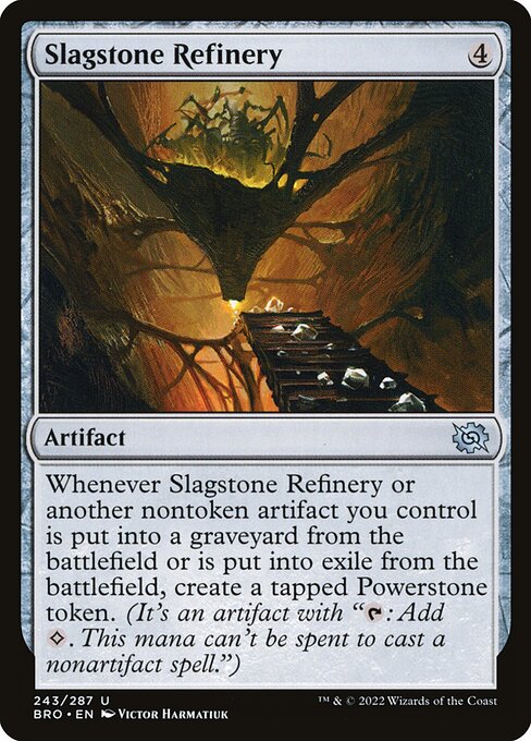 Slagstone Refinery — art by Victor Harmatiuk