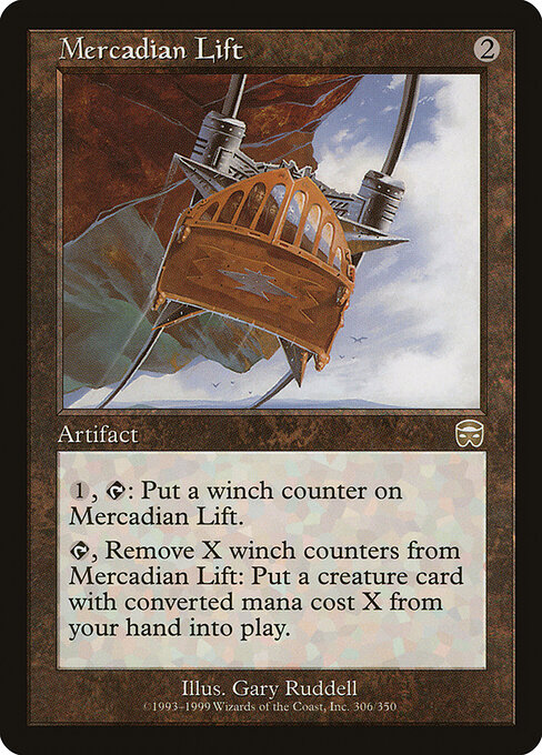 Mercadian Lift — art by Gary Ruddell