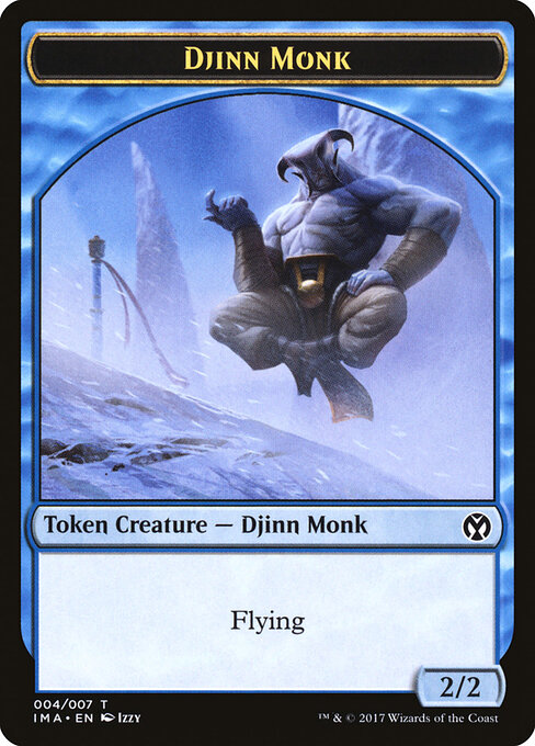 Djinn Monk — art by Izzy