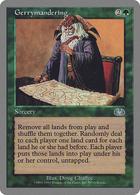 Gerrymandering — art by Doug Chaffee