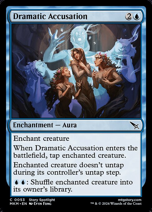 Dramatic Accusation — art by Evyn Fong