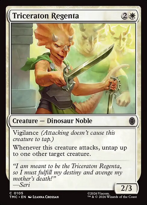 Triceraton Regenta — art by Leanna Crossan