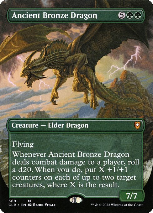 Ancient Bronze Dragon — art by Raoul Vitale