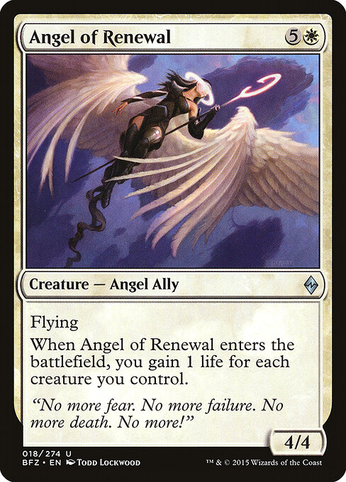 Angel of Renewal — art by Todd Lockwood