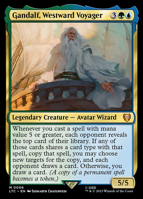 Gandalf, Westward Voyager — art by Sidharth Chaturvedi