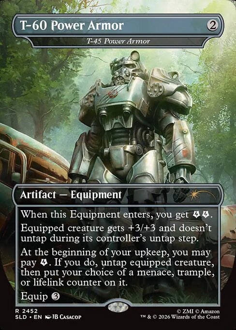 T-45 Power Armor — art by JB Casacop